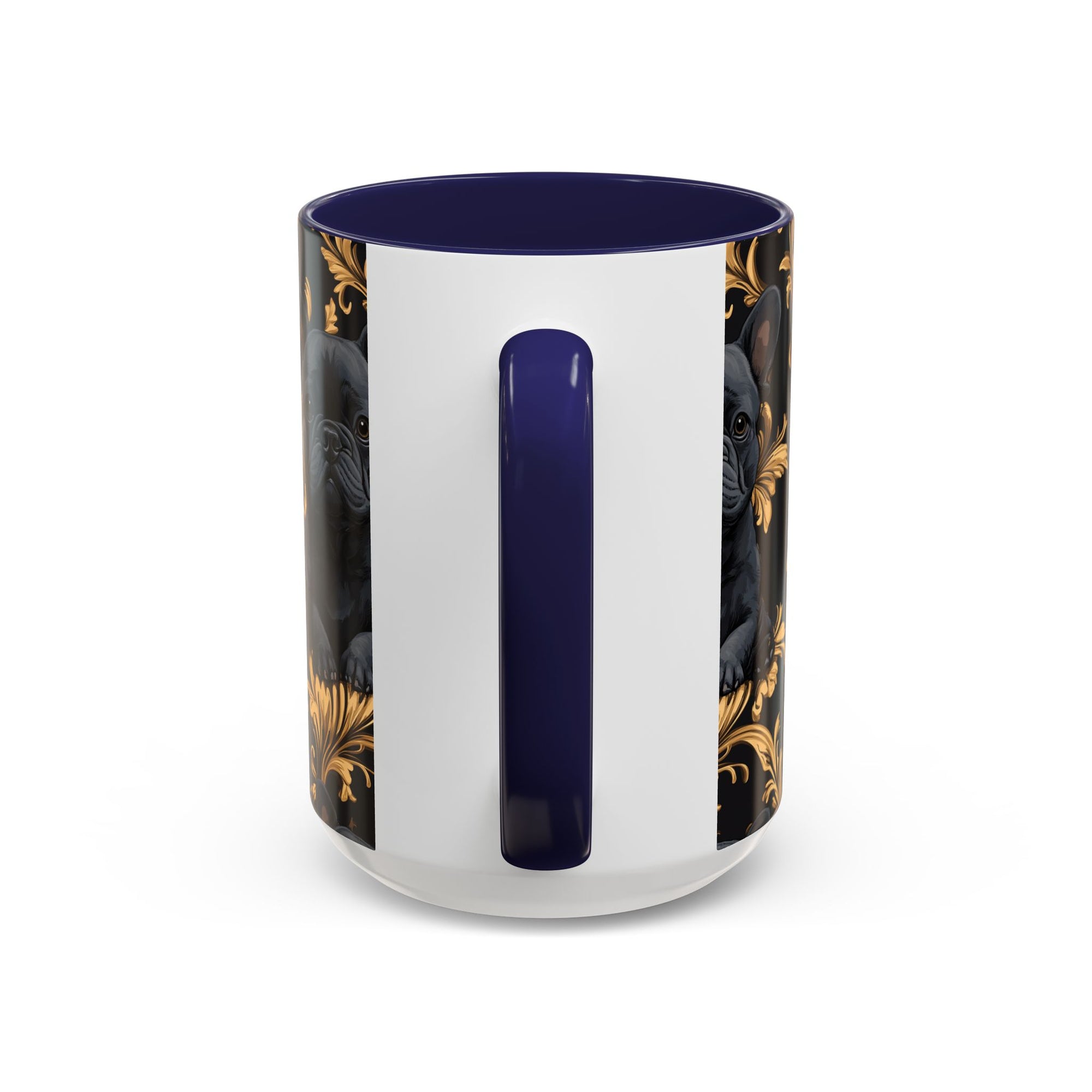 Regal Frenchie Noir Elegance Accent Coffee Mug