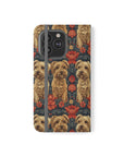 Yorkie Charm Twins Flip Cases