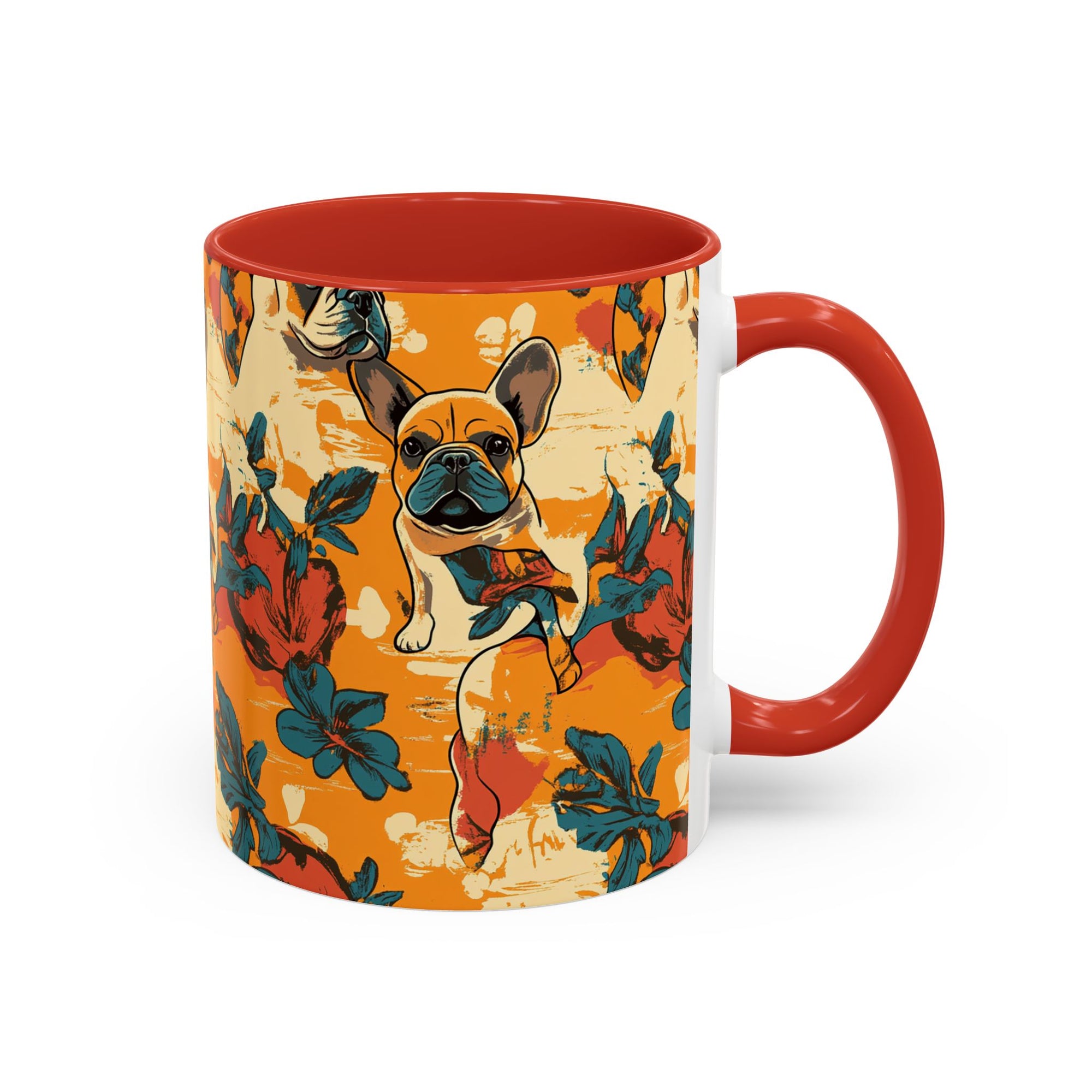 Frenchie Glow-Up Galore Accent Coffee Mug