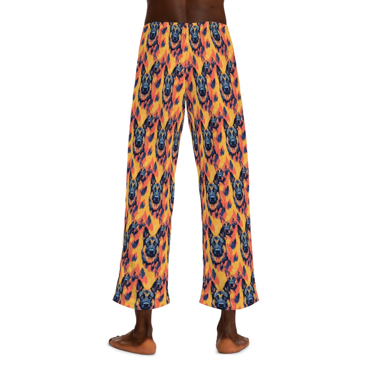 Impressionistic German Shepherds Men's Pajama Pants