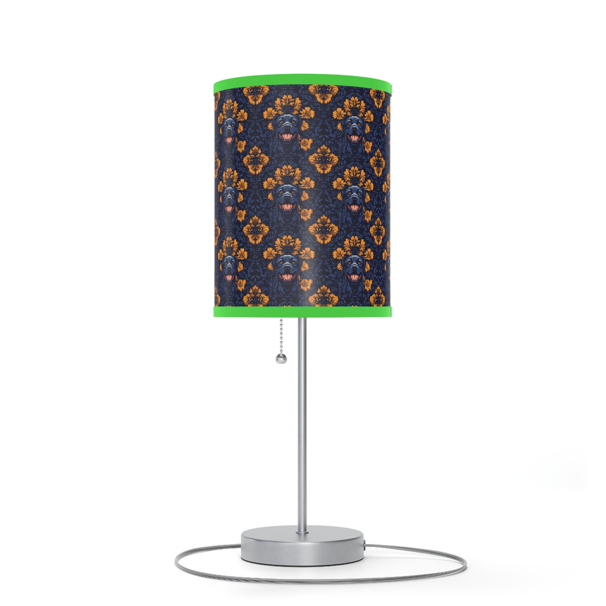 Royal Rottweiler Regalia Lamp on a Stand