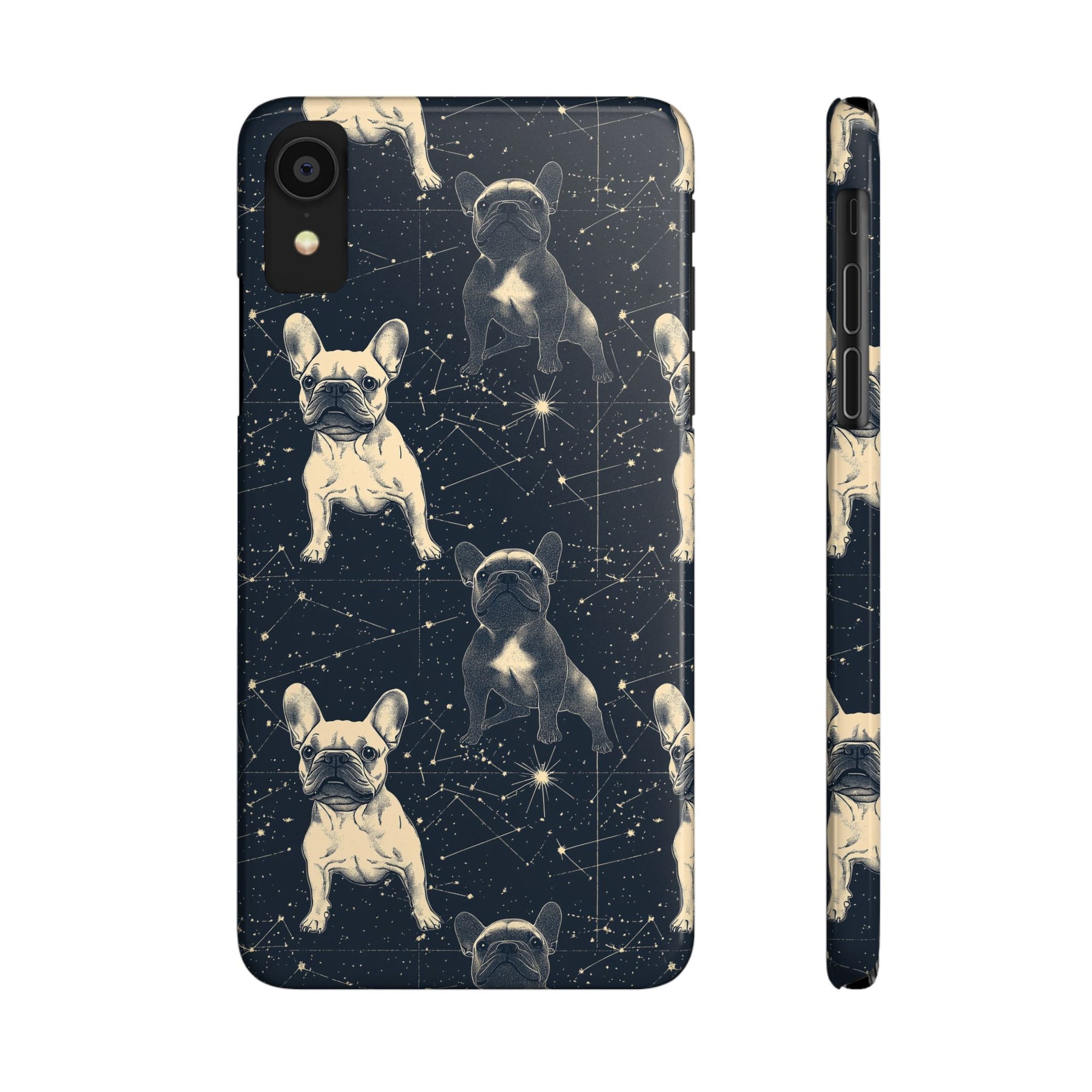 Frenchie Celestial Soar Slim Phone Cases