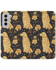 Golden Paws Floral Frenchie Flip Cases