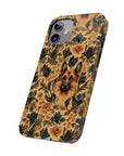 Autumnal German Shepherd Glamour Slim Phone Cases