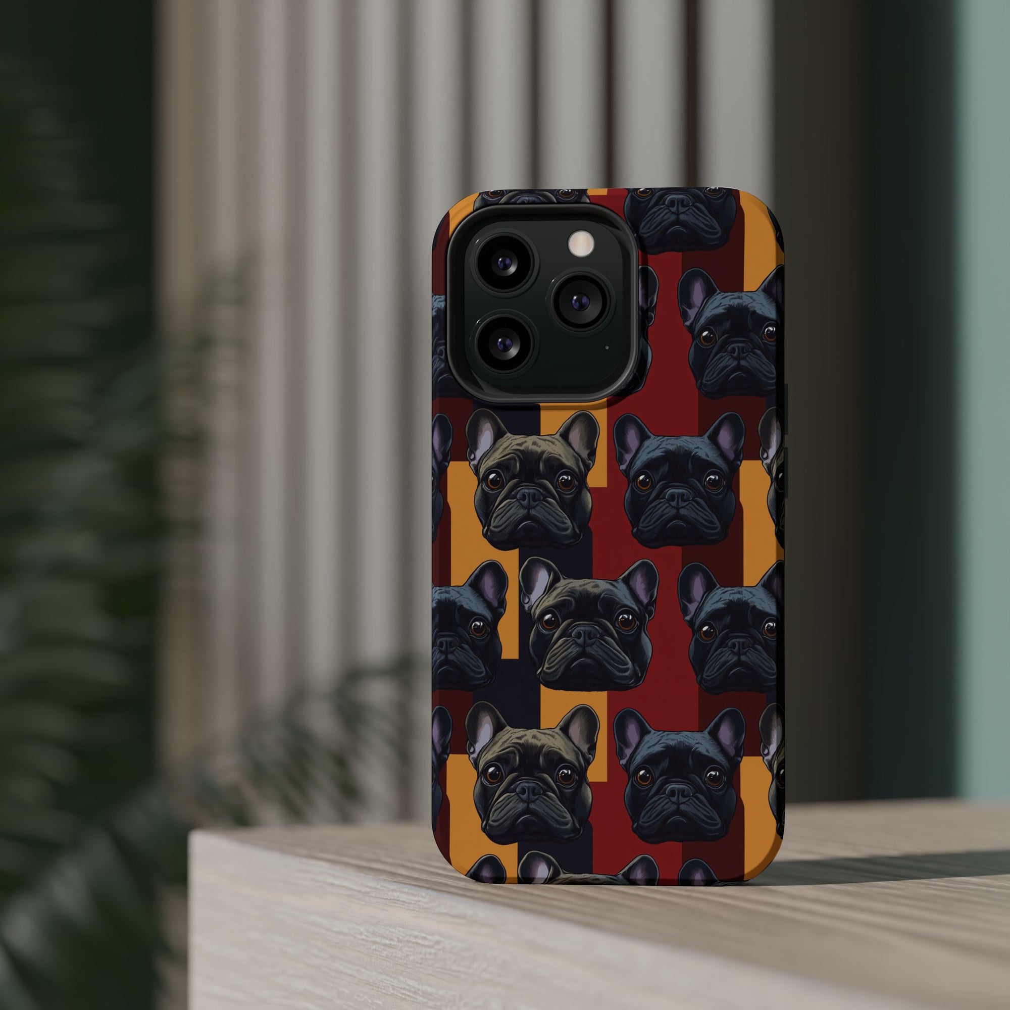 Chic Canine Checkmate - Frenchie Edition Magnetic Tough Cases