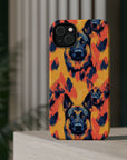 Impressionistic German Shepherds Magnetic Tough Cases