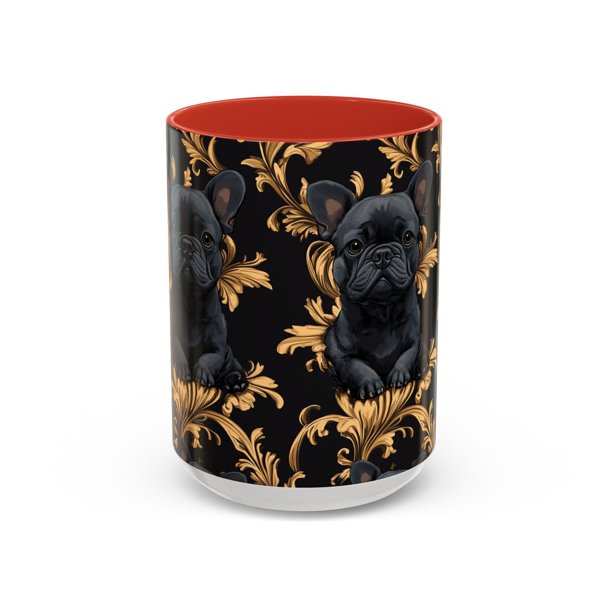 Regal Frenchie Noir Elegance Accent Coffee Mug