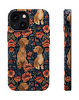 Floral Pawsome Dachsund Delight Magnetic Tough Cases