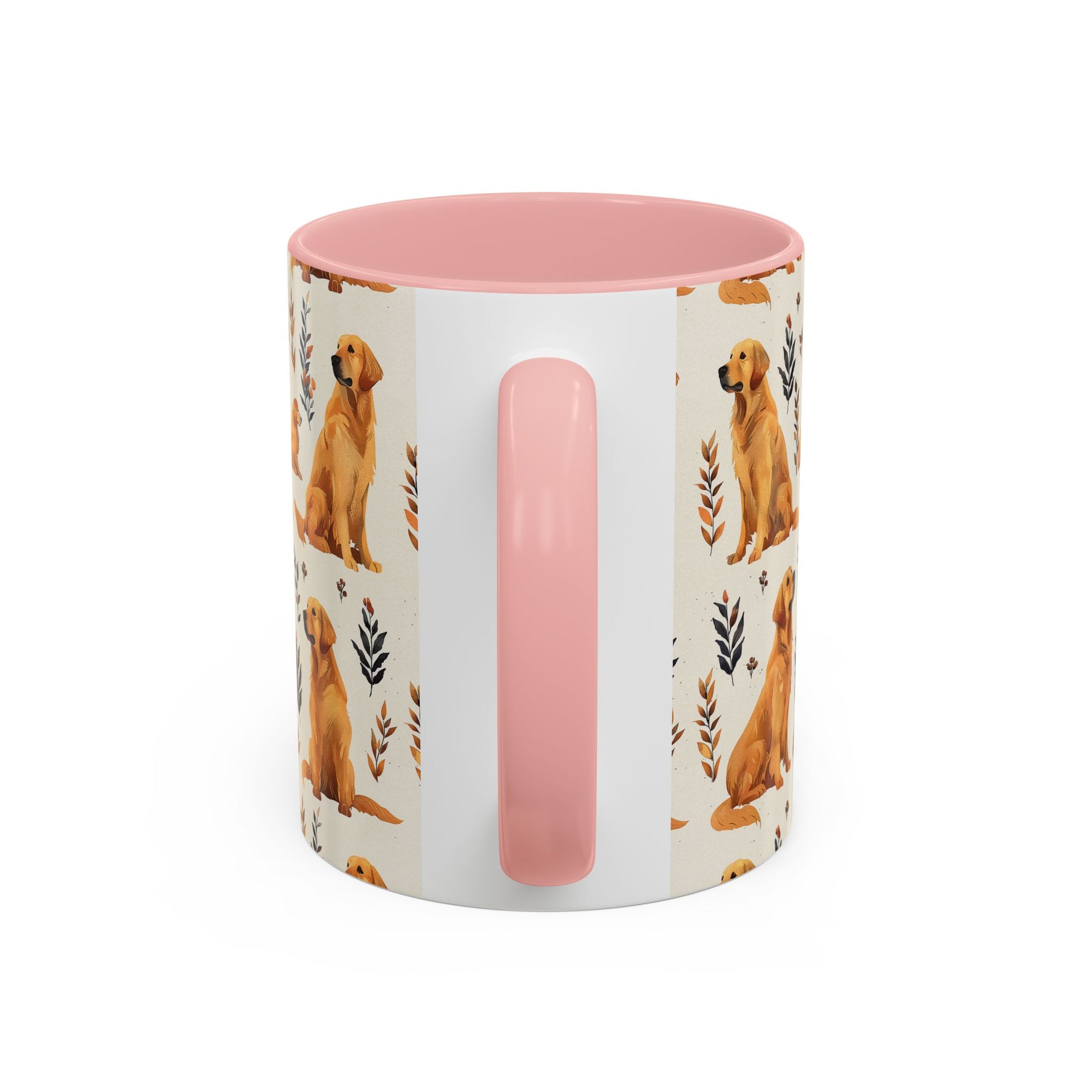 Golden Glamour Paws - Luxe Licks for Regal Retrievers Accent Coffee Mug