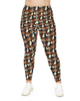 Beagle Glimmer Gaze Glamour Plus Size Leggings