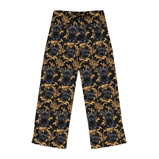 Regal Frenchie Noir Elegance Women's Pajama Pants