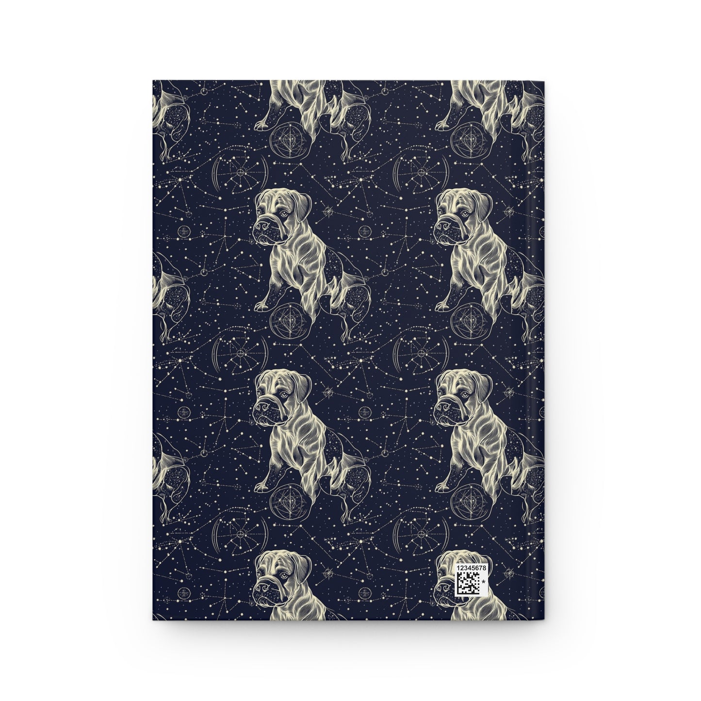 Celestial Boxer Bliss Hardcover Journal Matte