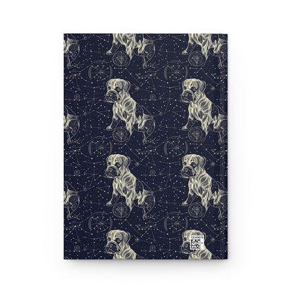 Celestial Boxer Bliss Hardcover Journal Matte