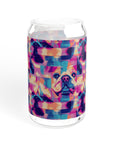 Dazzling Bulldog Chic Sipper Glass