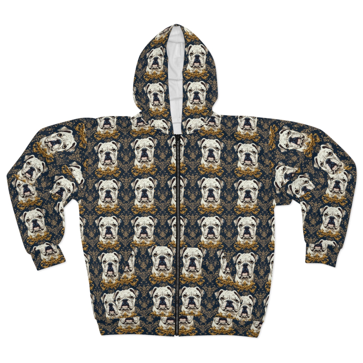 Wildwood Wanderlust Bulldog Unisex Zip Hoodie