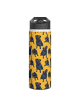 Puglet Posh Paradise Stainless Steel Water Bottle