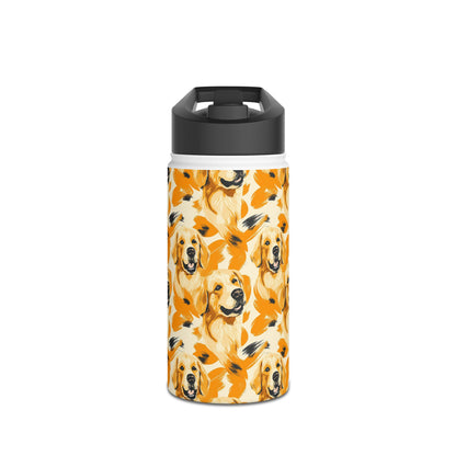 Golden Glitz 'n Glamour Woofwear Stainless Steel Water Bottle