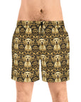 Royal Pawsitivity Labs Men's Mid-Length Swim Shorts