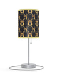 Majestic Hound Couture: German Shepherd LuxeBlend Lamp on a Stand