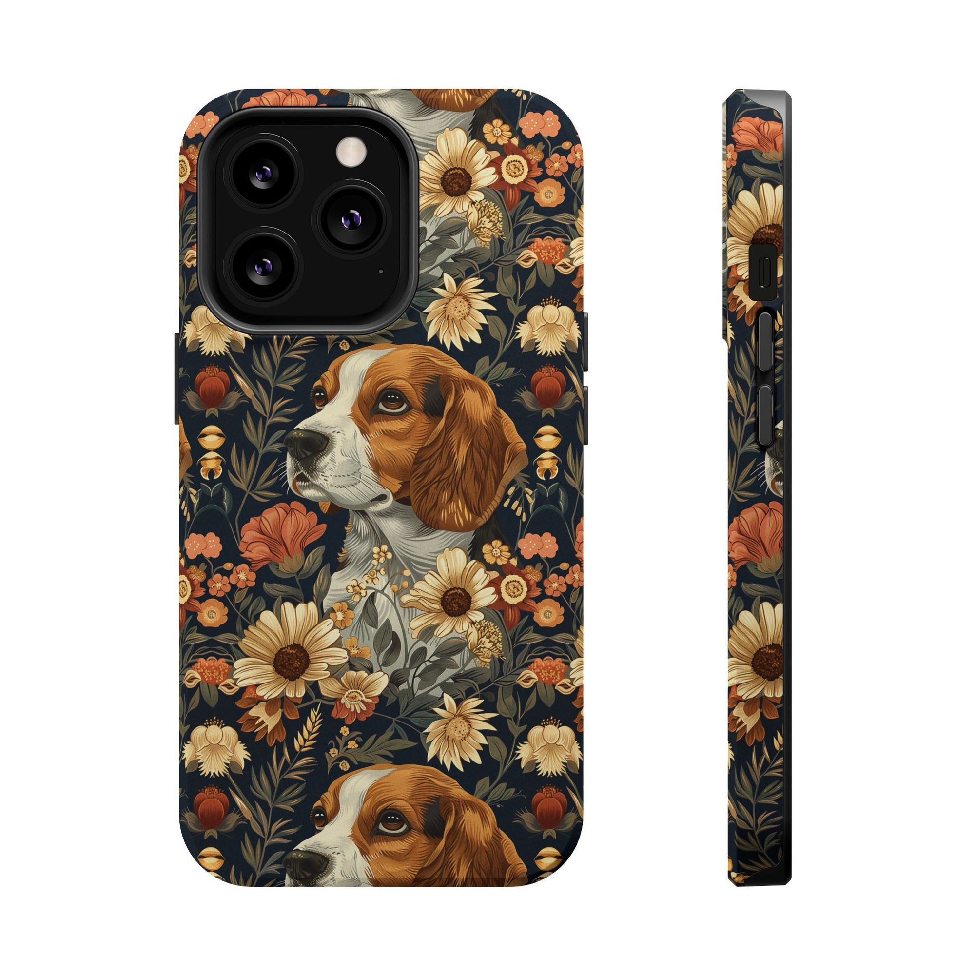 Beagle Blossoms Magnetic Tough Cases