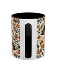 Blossoming Dachshunds Delight Accent Coffee Mug