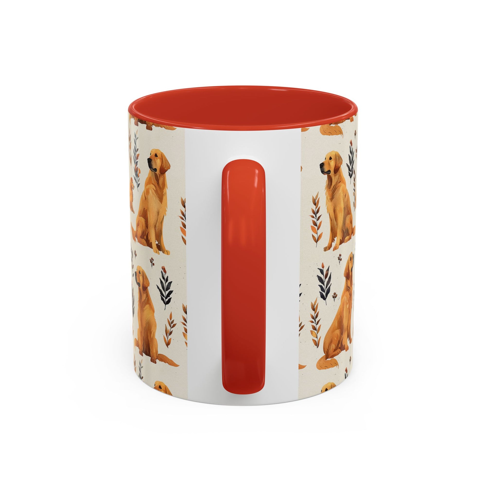 Golden Glamour Paws - Luxe Licks for Regal Retrievers Accent Coffee Mug