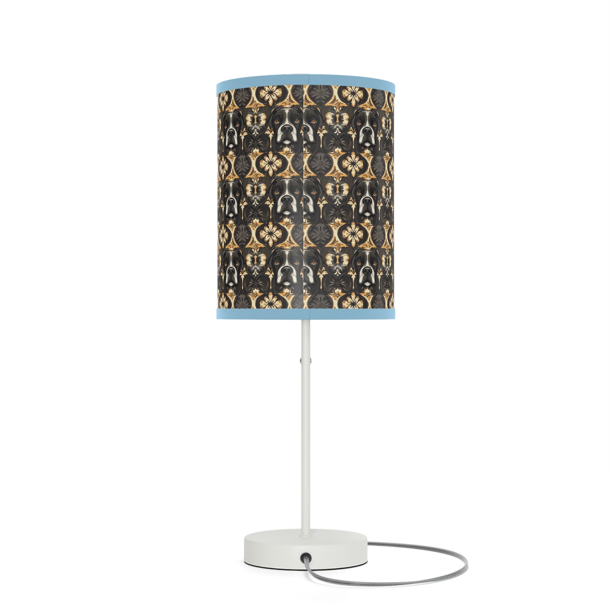 Manor Pup Boxer Royale Lamp on a Stand