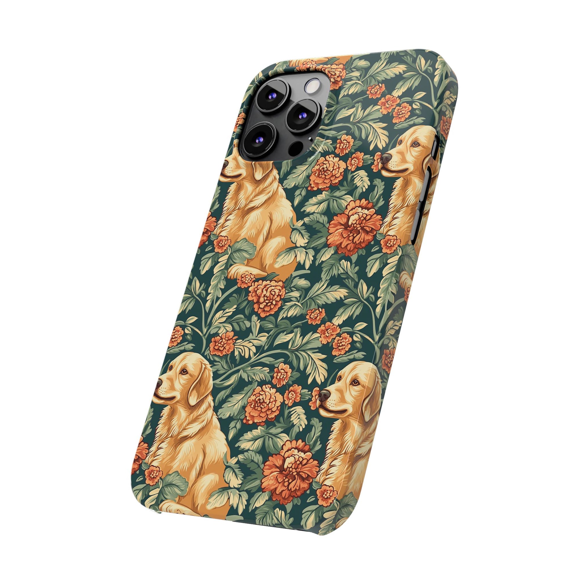 Blooming Goldie Glam Slim Phone Cases