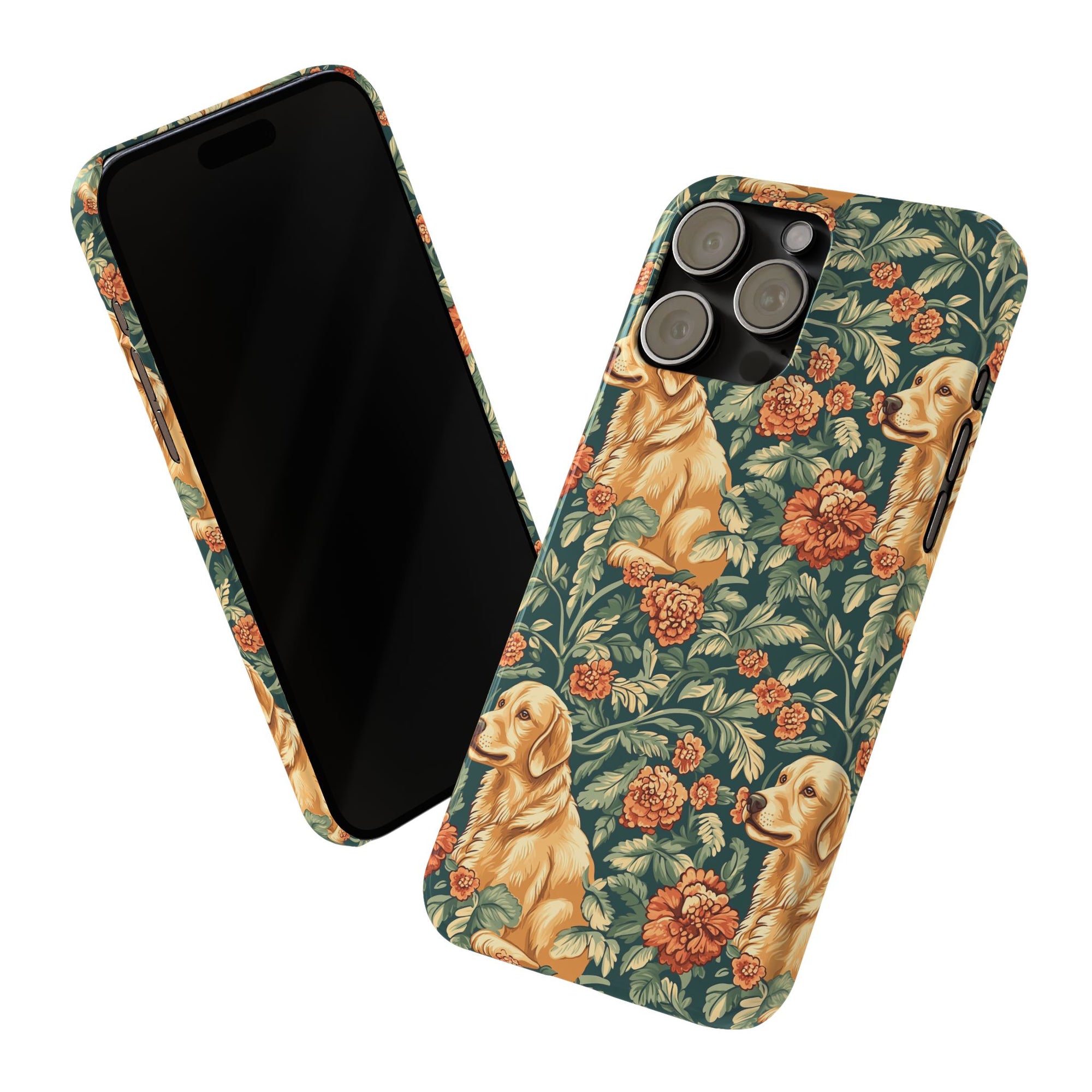 Blooming Goldie Glam Slim Phone Cases