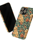 Blooming Goldie Glam Slim Phone Cases