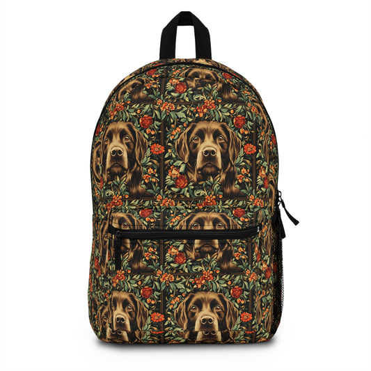 Labrador Lush Pooch Tapestry Backpack