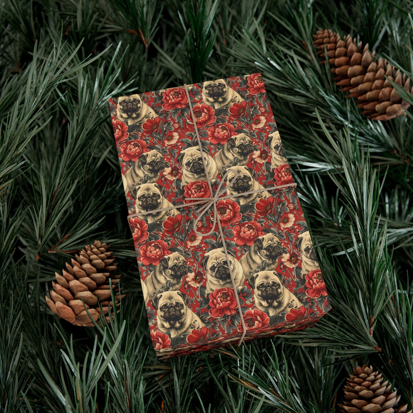 Pug Elegance - Gift Wrapping Paper