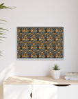 Ruffle Rottie Glamourific Matte Canvas, Framed