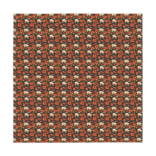 Pug Paradise Playpen Tablecloth