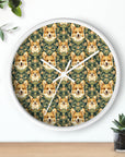 Corgi Charmz Wall Clock