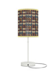 Pawsome Rottweiler Royalty Plaid Lamp on a Stand