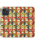 Corgi Chic Popart Pup Flip Cases