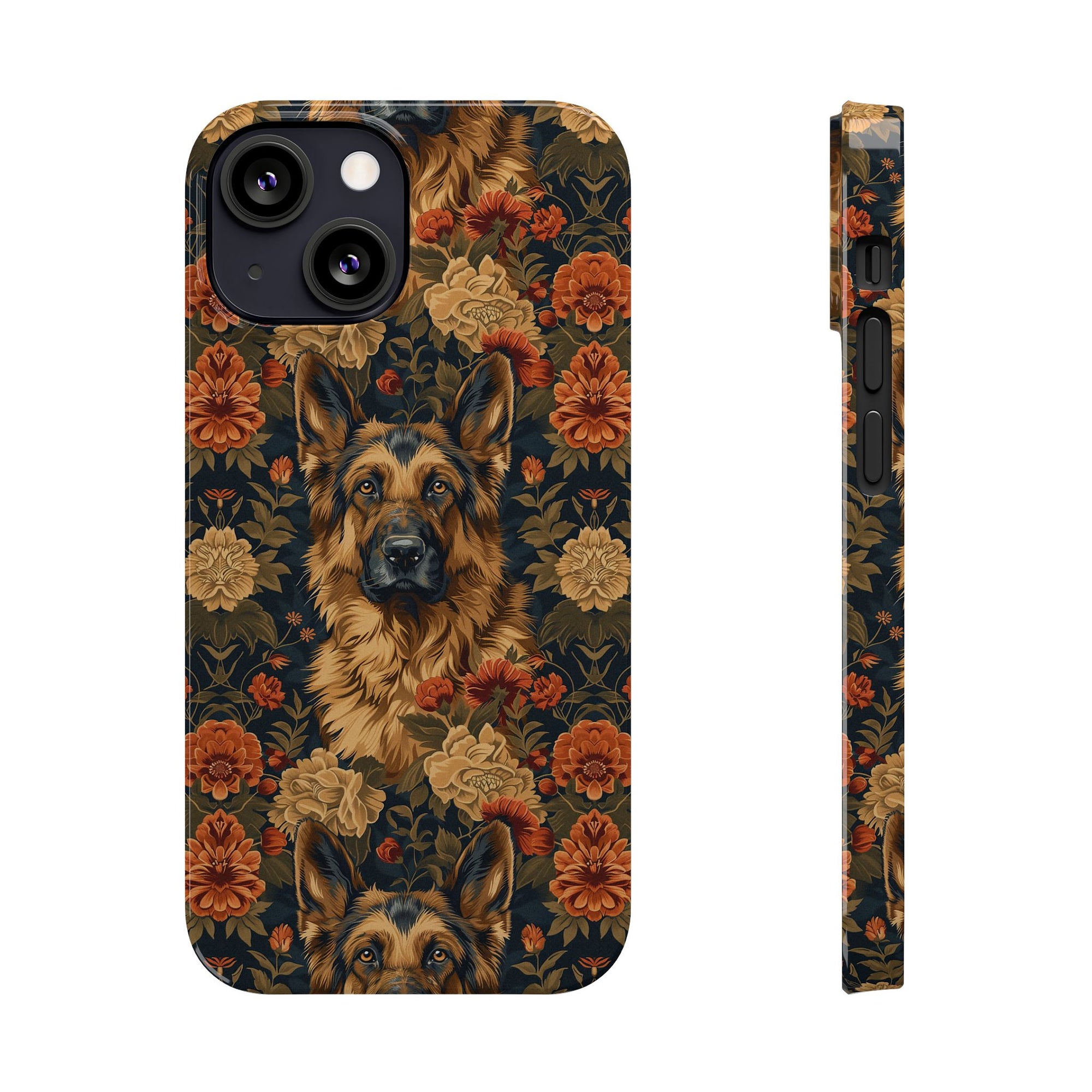 WhimsiWooly Shepherd Spritz Slim Phone Cases