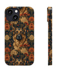 WhimsiWooly Shepherd Spritz Slim Phone Cases