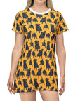 Puglet Posh Paradise T-Shirt Dress