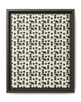 Puggie Pout Perfection Matte Canvas, Framed