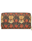 Golden Pawsatronic Tapestry Zipper Wallet