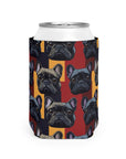 Chic Canine Checkmate - Frenchie Edition Can Cooler Sleeve