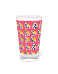 Bubblegum Glamour Bulldog Bouquet Pint Glass