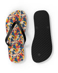 Bloom Pup Frenchietastic Splatter Flip Flops