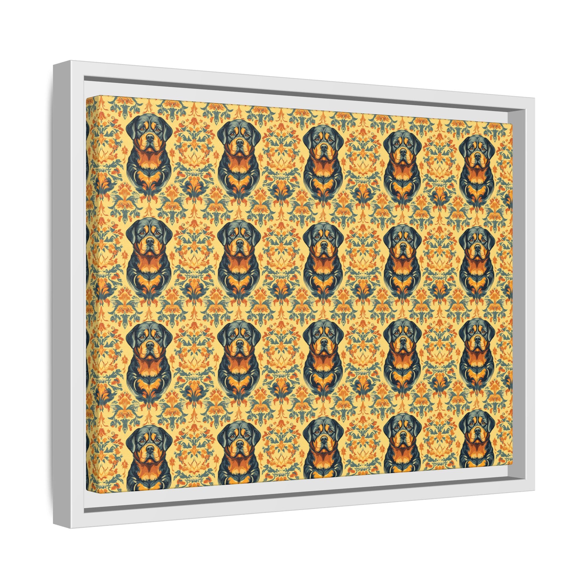 Royal Rottie Regalia Matte Canvas, Framed