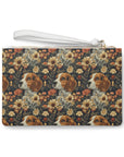 Beagle Blossoms Clutch Bag