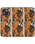 Chic Frenchie Charm Flip Cases