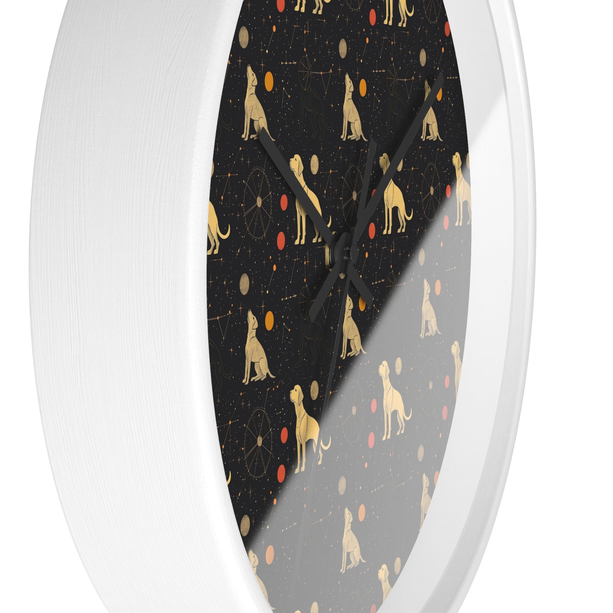 Heavenly Husky Hues Wall Clock