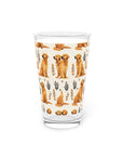 Golden Glamour Paws - Luxe Licks for Regal Retrievers Pint Glass